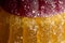 Texture of red and yellow marmalade