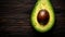 texture ripe avocado background