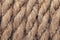 Texture of a rope made of flax
