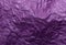 Texture rumpled paper lilac color