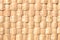 The texture of the standard binding of straw. Straw weaving for hats, baskets and household goods. Natural material for the manuf