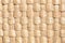 The texture of the standard weaving of straw