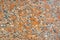 Texture - the surface of a granite slab with orange impregnations