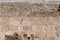 Texture of Wailing Wall known as Western Wall in Jerusalem, Istael