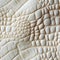 texture of white crocodile leather with seamless pattern. Genuine natural animal skin