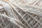 Texture of white skein of wool