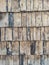 The texture of wooden boards hammered together. Wooden Board Background