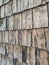 The texture of wooden boards hammered together. Wooden Board Background