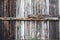 Texture of a wooden fence, part of a wall