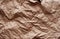 Texture of wrinkled kraft paper for background