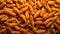 Texture of yellow durum wheat pasta