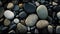 A textured background featuring pebble stones, suitable for use as a wallpaper or background image.