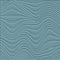 Textured blue waves 3d seamless pattern. Embossed ornamental wavy lines 3d background. Trendy repeated relief backdrop. Decorative