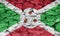 Textured of Burundi flag horizontal