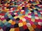 Textured carpet colorful