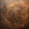 Textured Copper Spiral Vortex Painting With Mysterious Atmosphere