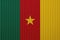 Textured flag of Cameroun in nice colors