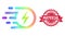 Textured Hazardous Material Stamp and Rainbow Network Electric Strike