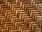 Textured herringbone design made of woven bamboo