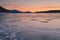 Textured Ice of Abraham Lake