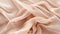 Textured linen rose-gold fabric background