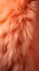 textured peach furry surface. Peach Fuzz color trend 2024, banner, copy space