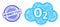 Textured Submitted Badge and Net Oxigen Cloud Mesh