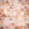 Textured vintage beige vector triangles background