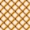 Textured waffle 3d vector seamless pattern.
