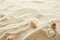 Textured wavy golden sand background with