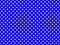 texturised white color polka dots over blue background