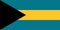Texturized Bahamian Flag of Bahamas