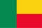 Texturized Beninese Flag of Benin