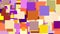 texturized orange brown purple yellow shapes over black backgrou