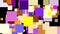 texturized orange brown purple yellow shapes over black backgrou