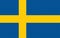 Texturized Swedish Flag of Sweden
