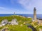 Thacher Island Lighthouses, Cape Ann, MA, USA