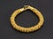 Thai ancient style golden bracelet