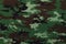 Thai army green woodland digital camouflage fabric texture