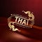 Thai art Insignias or Logotypes logos, identity