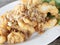 Thai authentic deep fried shellfish tendon