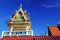 Thai Belfry and blue sky