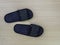 Thai blue weaved slipper