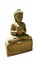 Thai buddhism buddha bless statue with clipping paths isolated o