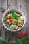 Thai Chicken Green Curry. Famous Thai Tradition Food. Image for