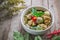 Thai Chicken Green Curry. Famous Thai Tradition Food. Image for