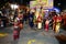Thai Children people show thailand dancing culture of Lanna for traveler at Sunday Walking Street Chaingrai market