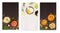 Thai Cuisine Food Flat Cards