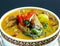 Thai cuisine, red curry with roast duck