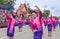 Thai dance in candle festival of Buddha